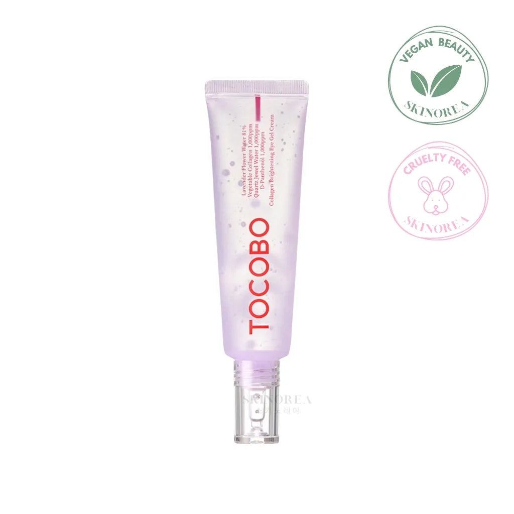 TOCOBO Collagen Brightening Eye Gel Cream 30ml - Vegan anti-aging eye cream - Kbeauty Korean Skinorea shop Europe fast delivery - skincare coréenne Skinorea shop France Paris livraison rapide - yesstyle