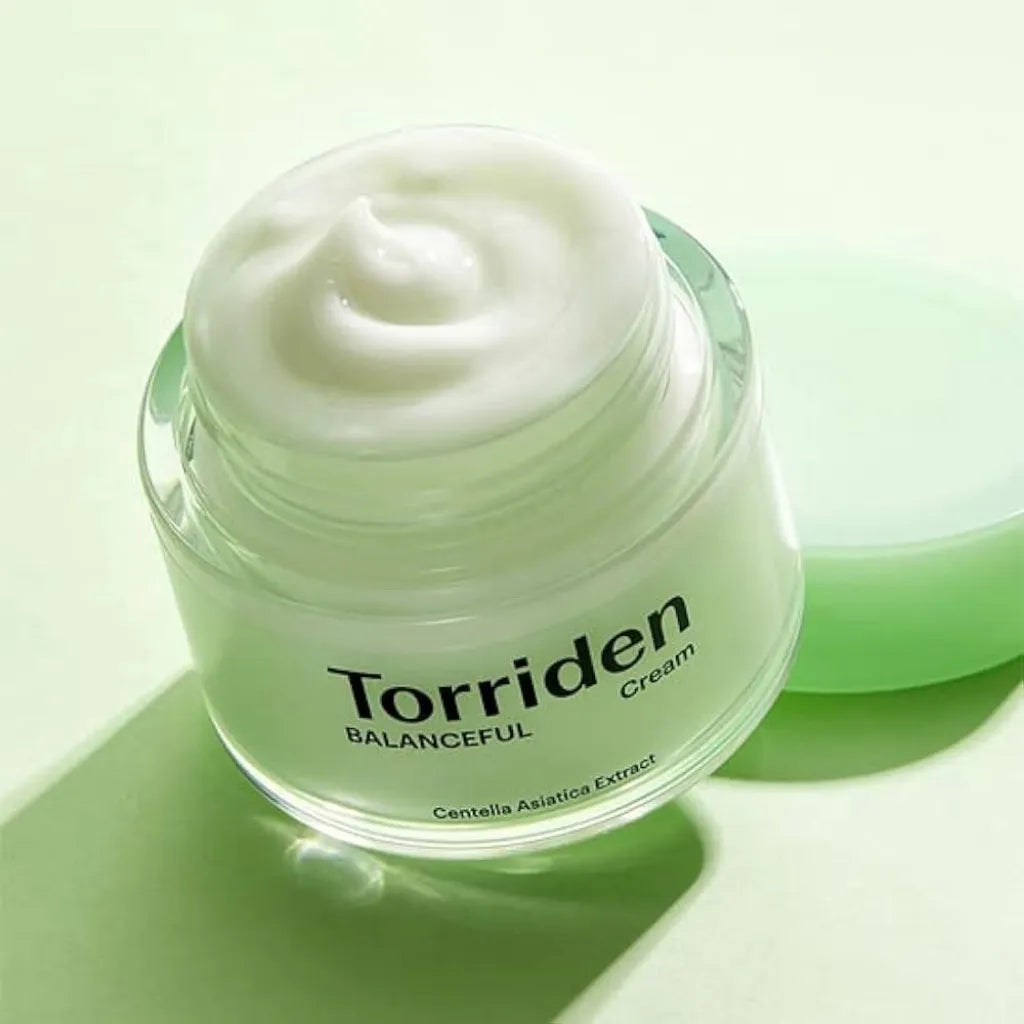 Torriden Balanceful Cica Cream 80ml - Gel crème hydratante non comédogène - texture - texture - Kbeauty skincare coréenne Skinorea shop Paris France livraison rapide - yesstyle