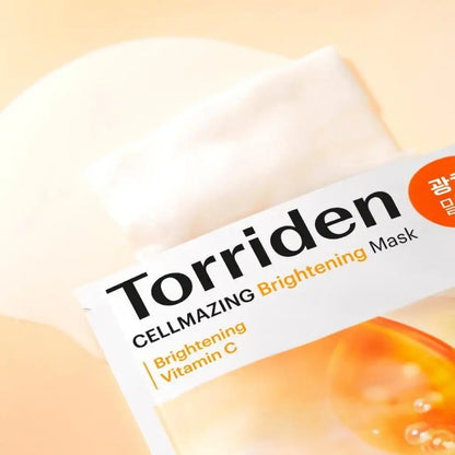 Torriden Cellmazing Vita C Brightening Mask 1 masque - Masque à la vitamine C éclaircissant - texture