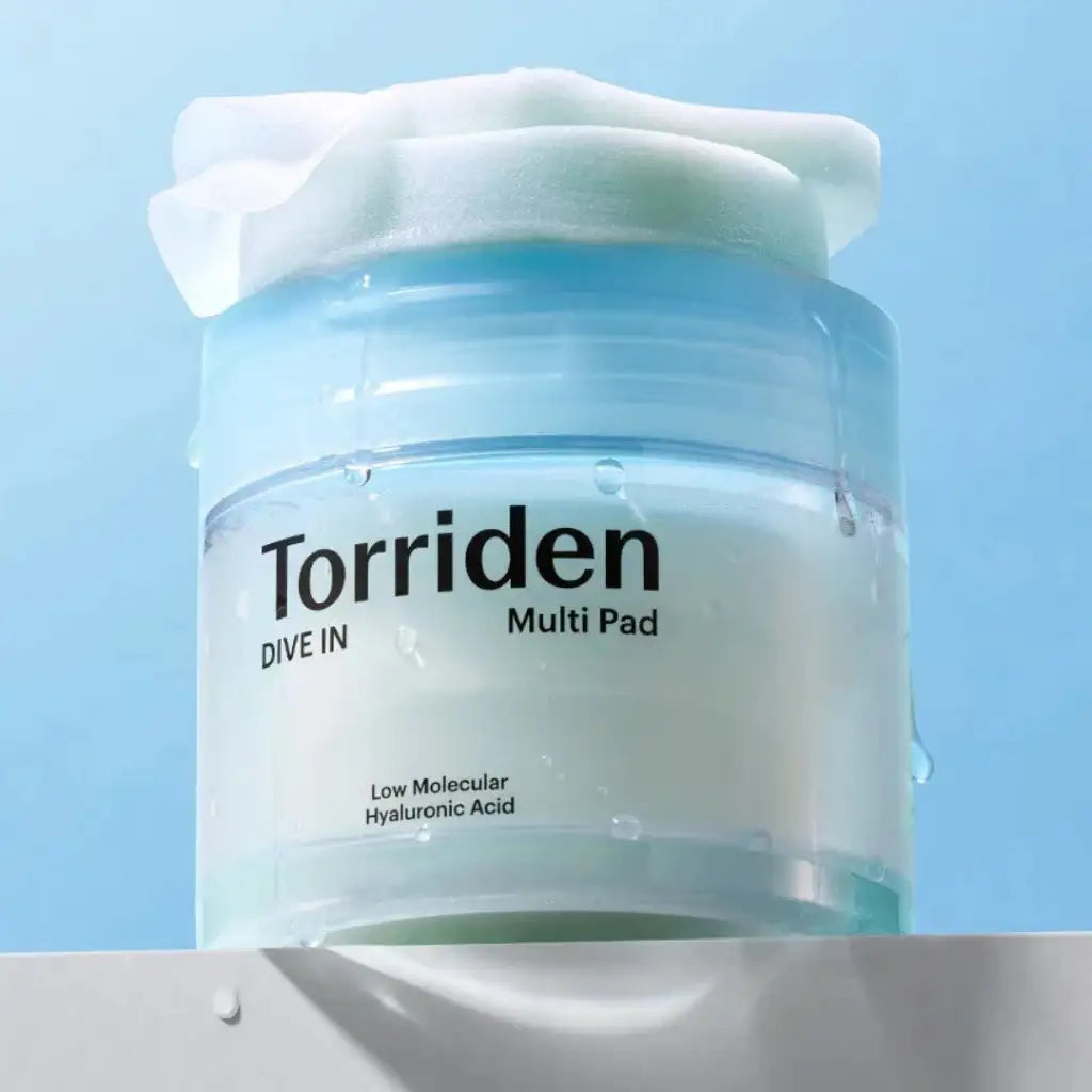 Torriden DIVE-IN Low Molecule Hyaluronic Acid Multi Pad 80 sheets - Pads tonique hydratants - texture