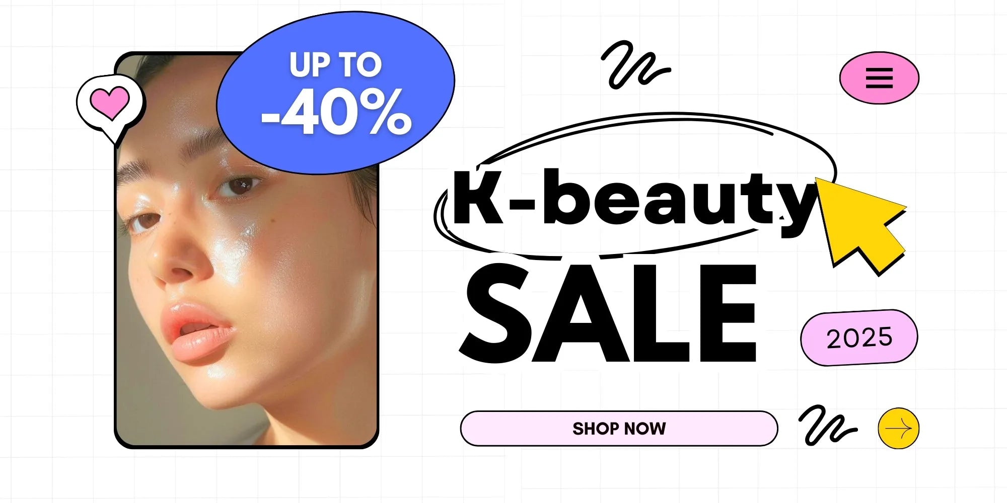 k-beauty Korean skincare winter sale 2025 skinorea 40 off