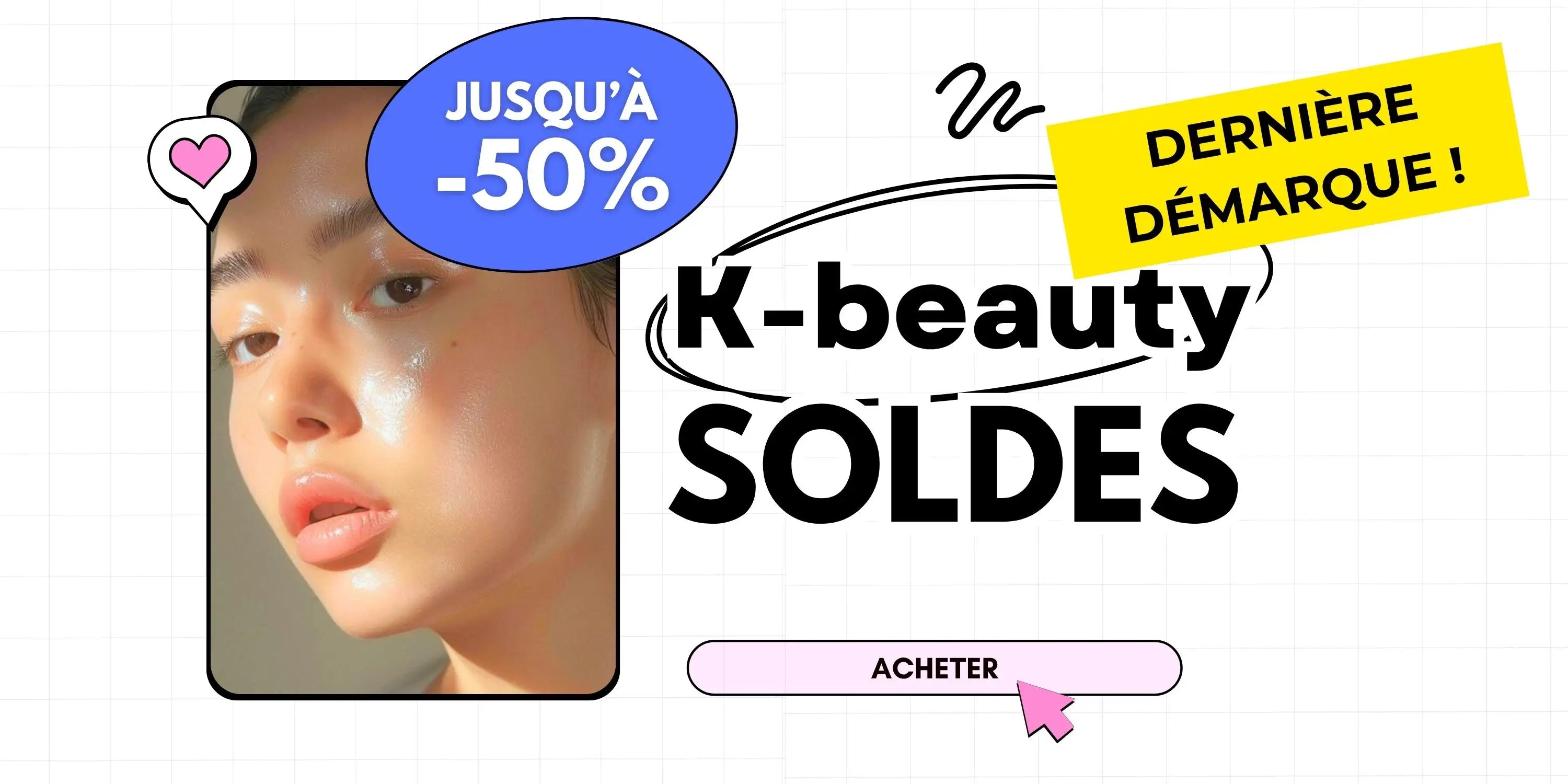 k-beauty skincare coreenne soldes été 2025 dernière démarque skinorea -50%